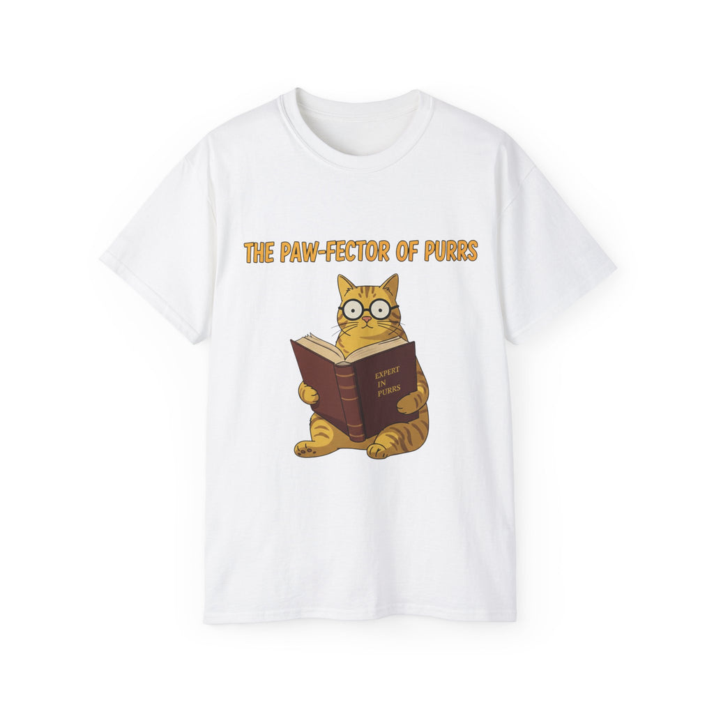 Funny Simpson-Style Cat Tee — "Leyes de Ronroneo" Graphic T-Shirt