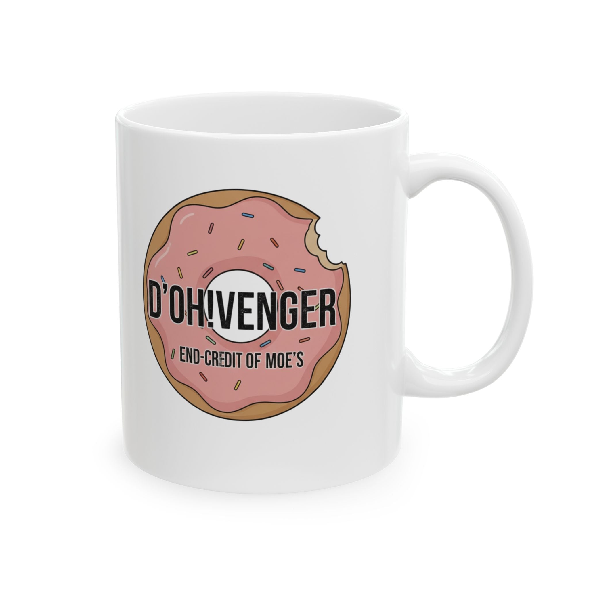 Homer Simpson Funny Captain America Ceramic Mug (11oz, 15oz)