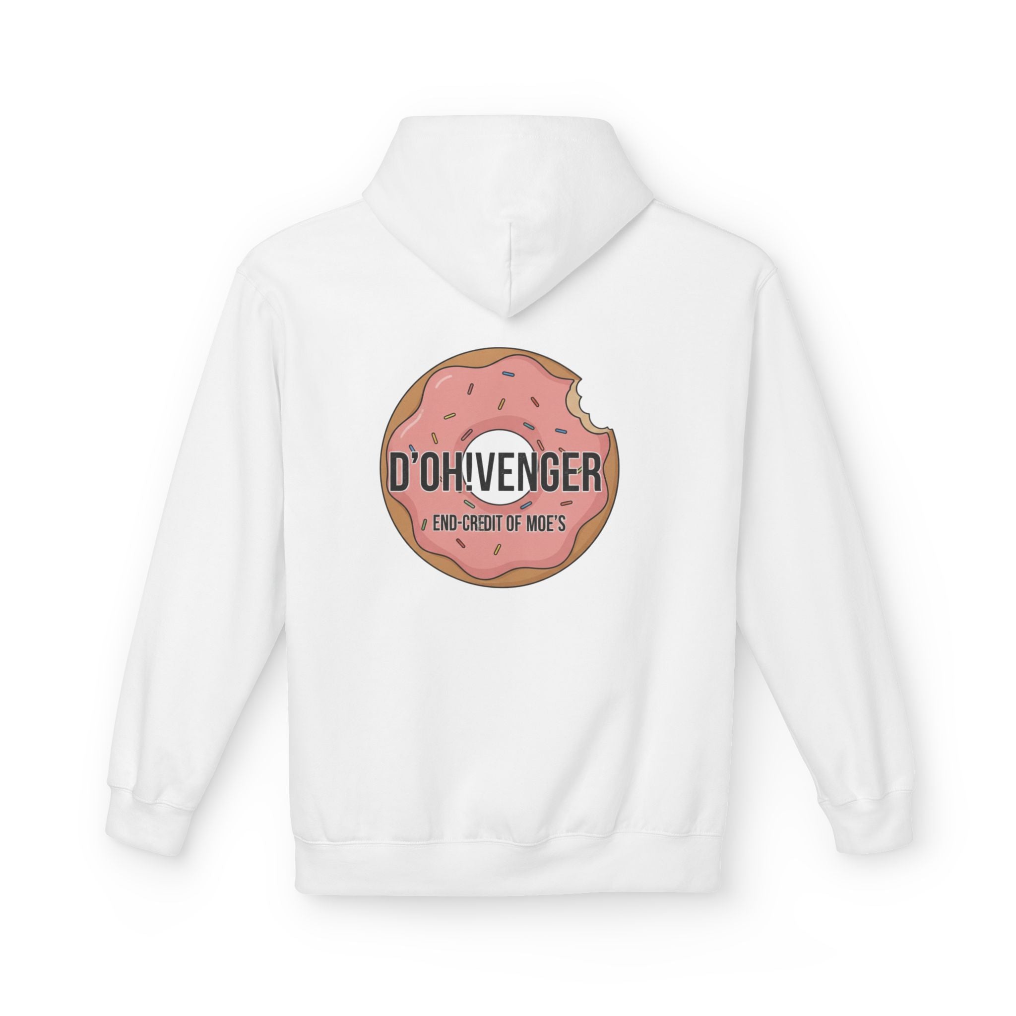 D'OHVENGER Homer Simpson Donut Hoodie — Avenger Donut Graphic Hoodie