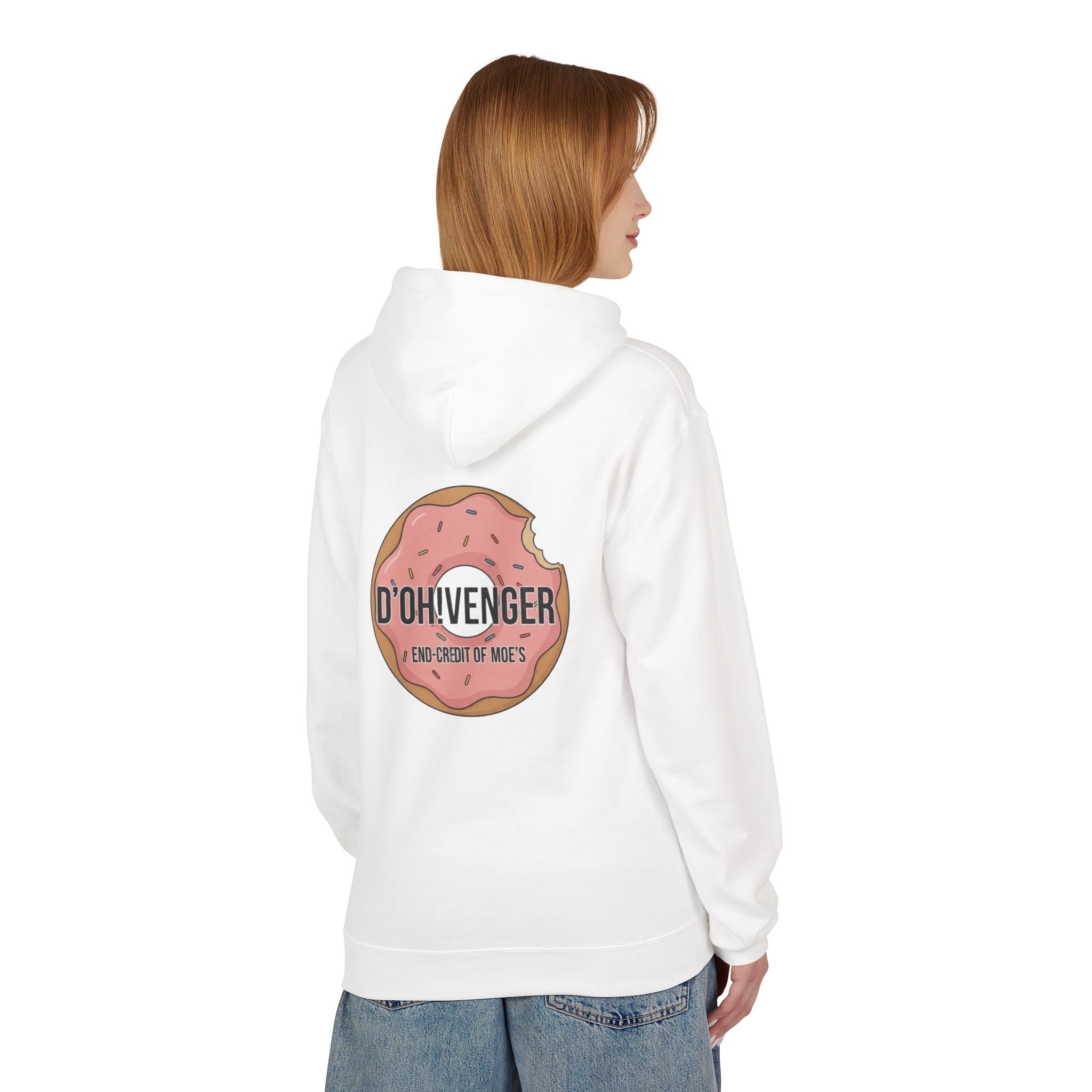 D'OHVENGER Homer Simpson Donut Hoodie — Avenger Donut Graphic Hoodie