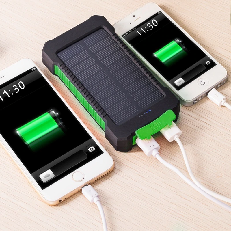 Bateria Solar 12.000 MH con Luz